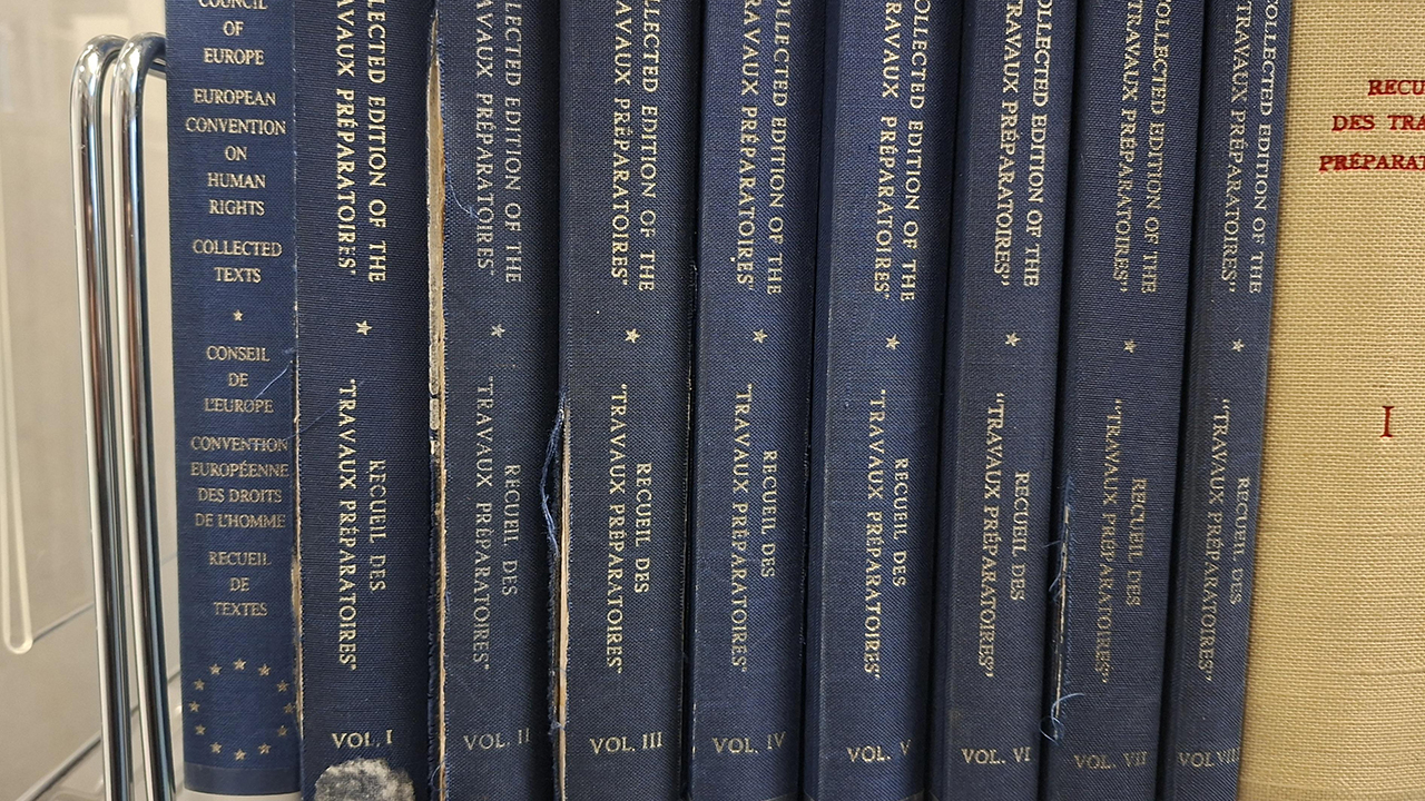 Photo of the paper copies of the "Preparatory work"